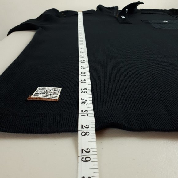 Point Zero Gold Edition Black Quarter-zip Sweater - Picture 11 of 15